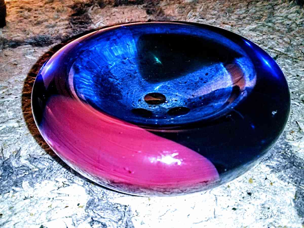 vintage Murano glass decor bowl