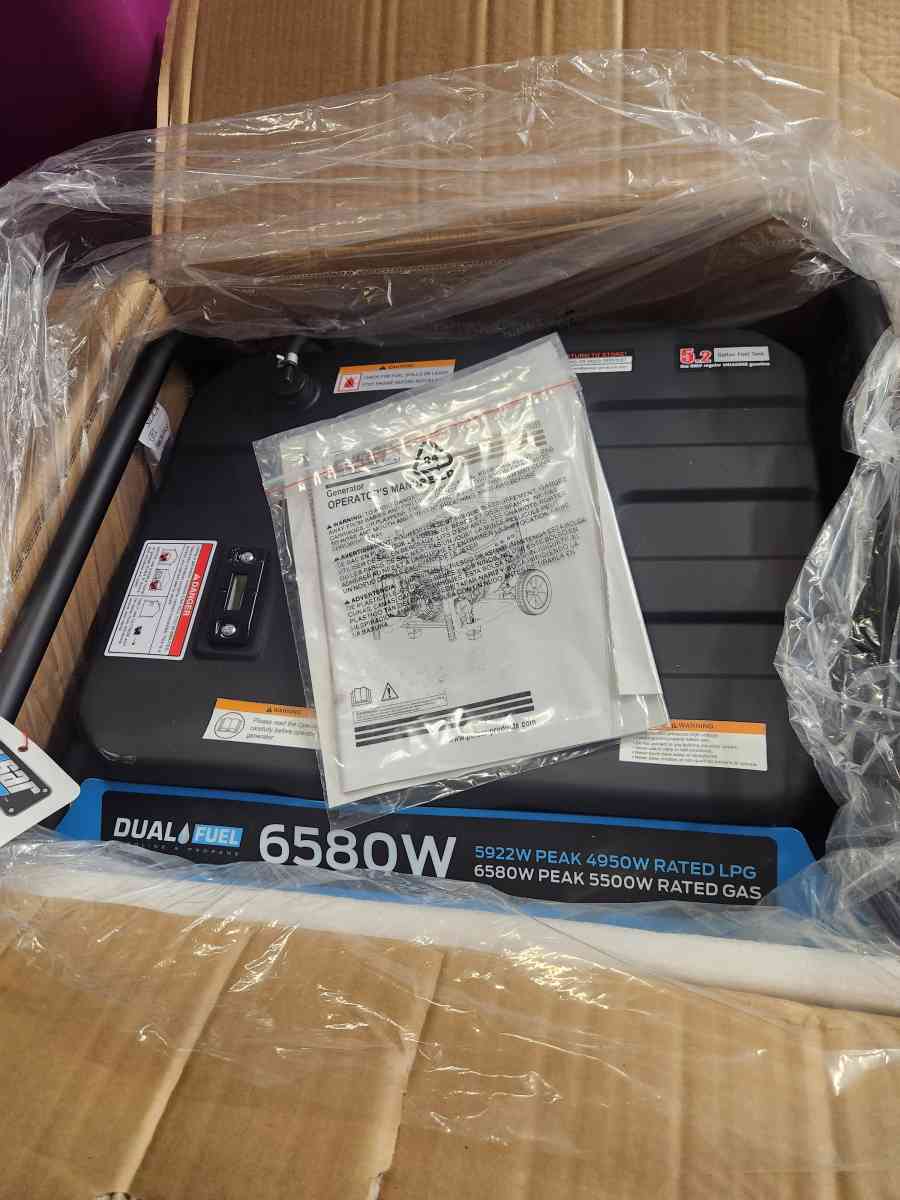 NEW Pulsar Generator 65805300 Watt Dual Fuel Gas AND Propane