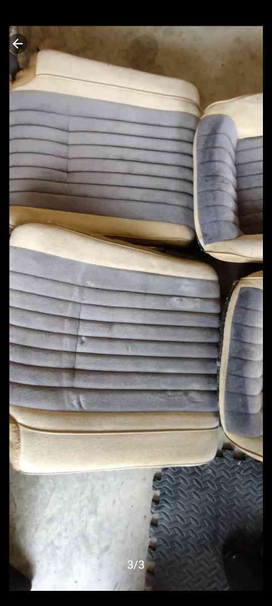 new 1986 trans am back seats