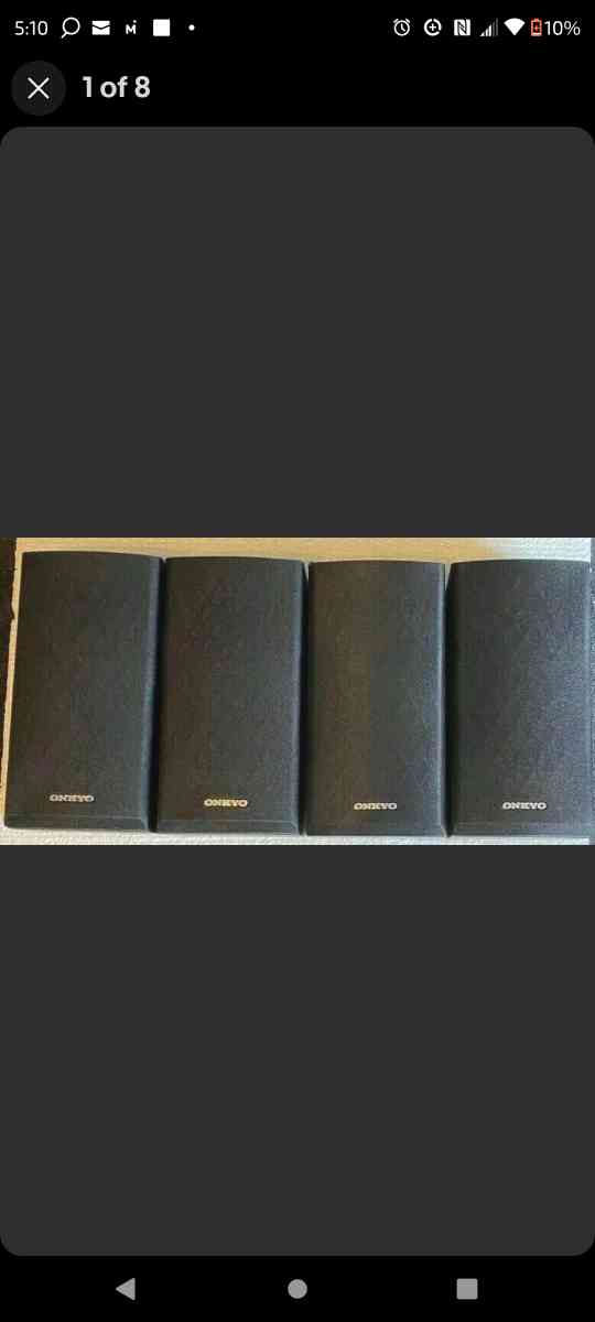 Onkyo AV ReceiverGiant Subwoofer6  varied surround sound spe