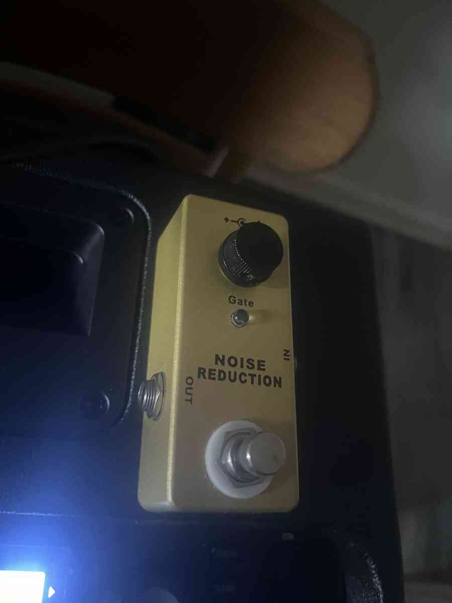 Ibanez guitar and noise gate pedal