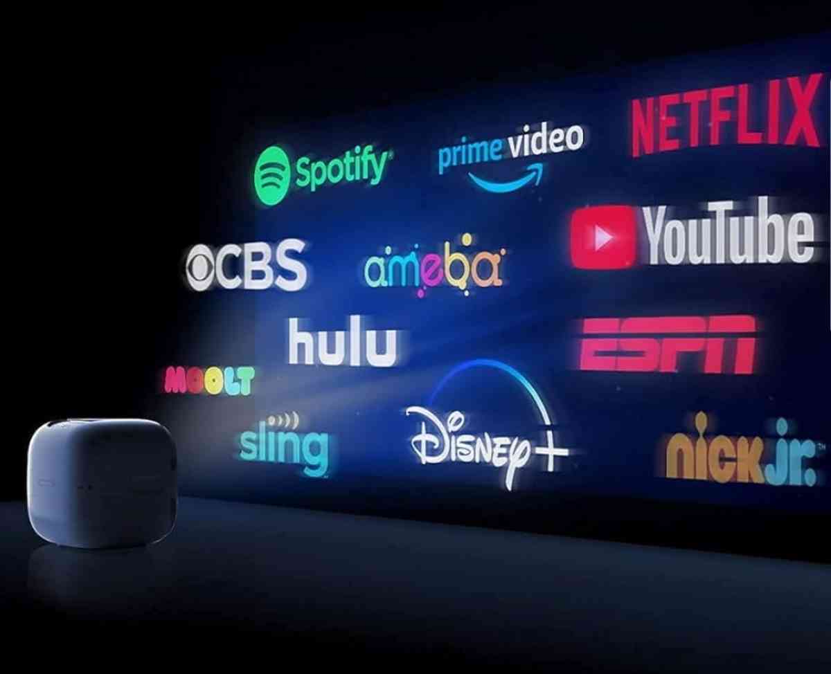 Portable projector 4k