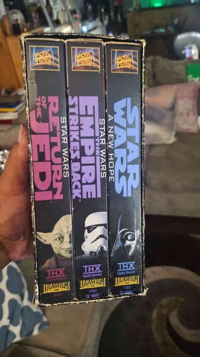vintage Star wars Trilogy VHS mint condition
