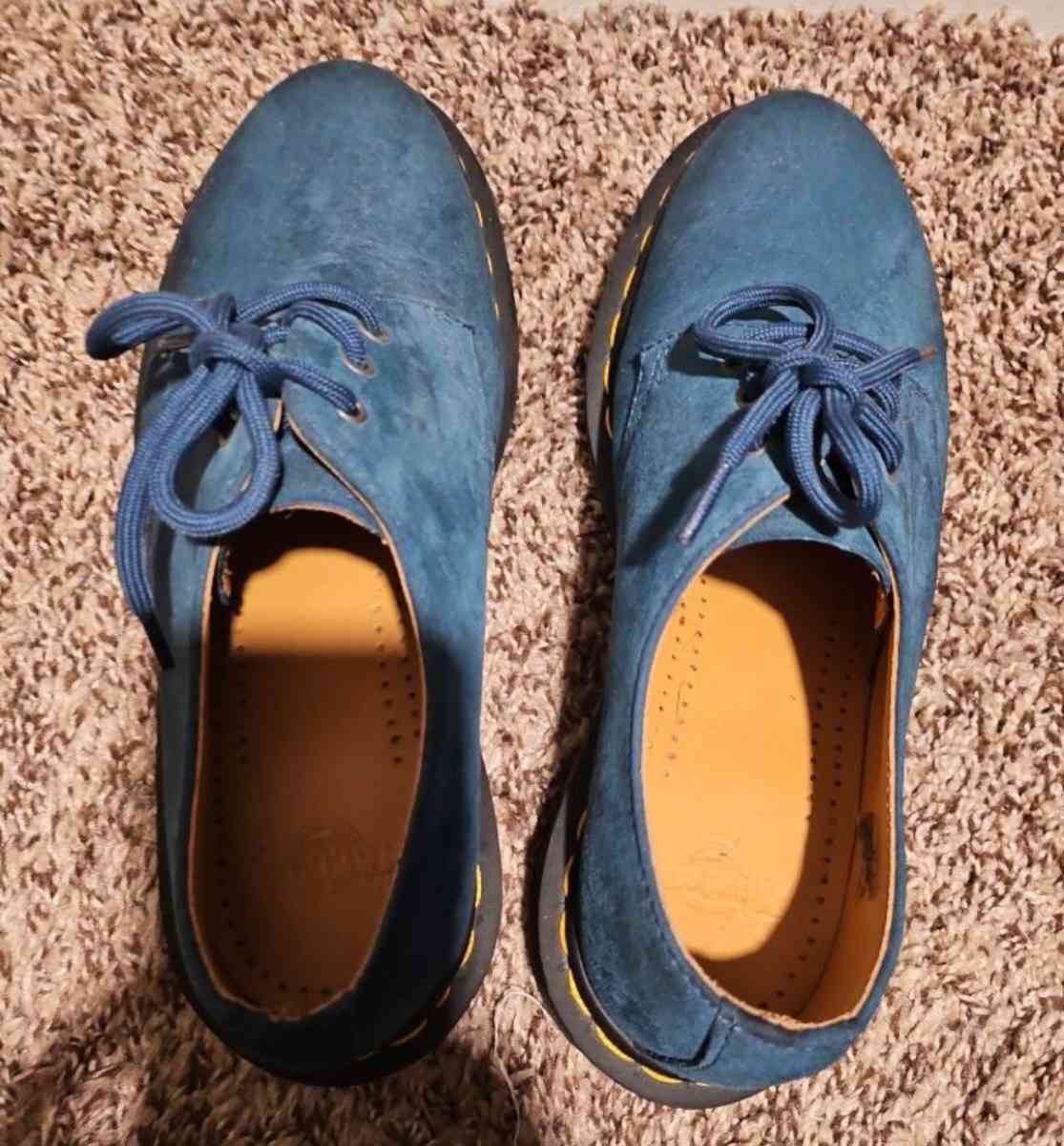 DOC MARTENS BLUE SUEDE