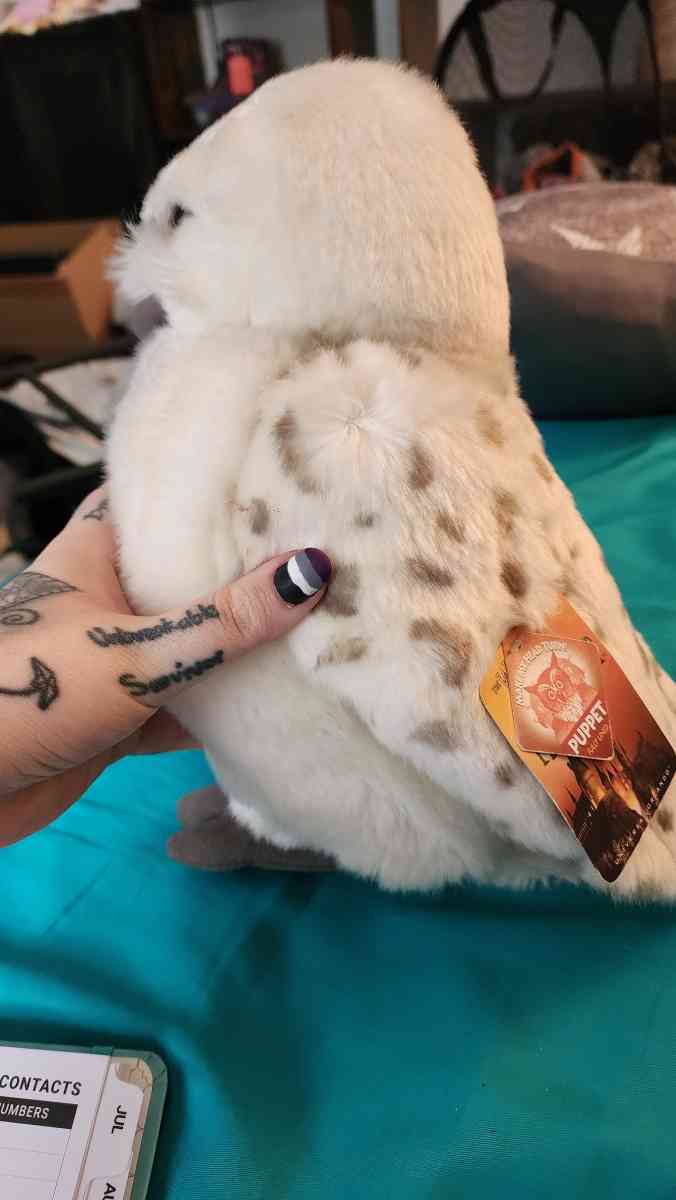 Official Wizarding world merch Hedwig NWT puppet 360head