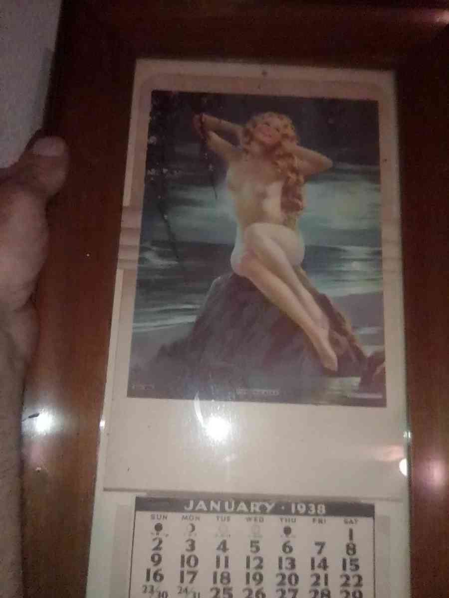 old calenders with vintage never used 1938 2 off them 1 1942