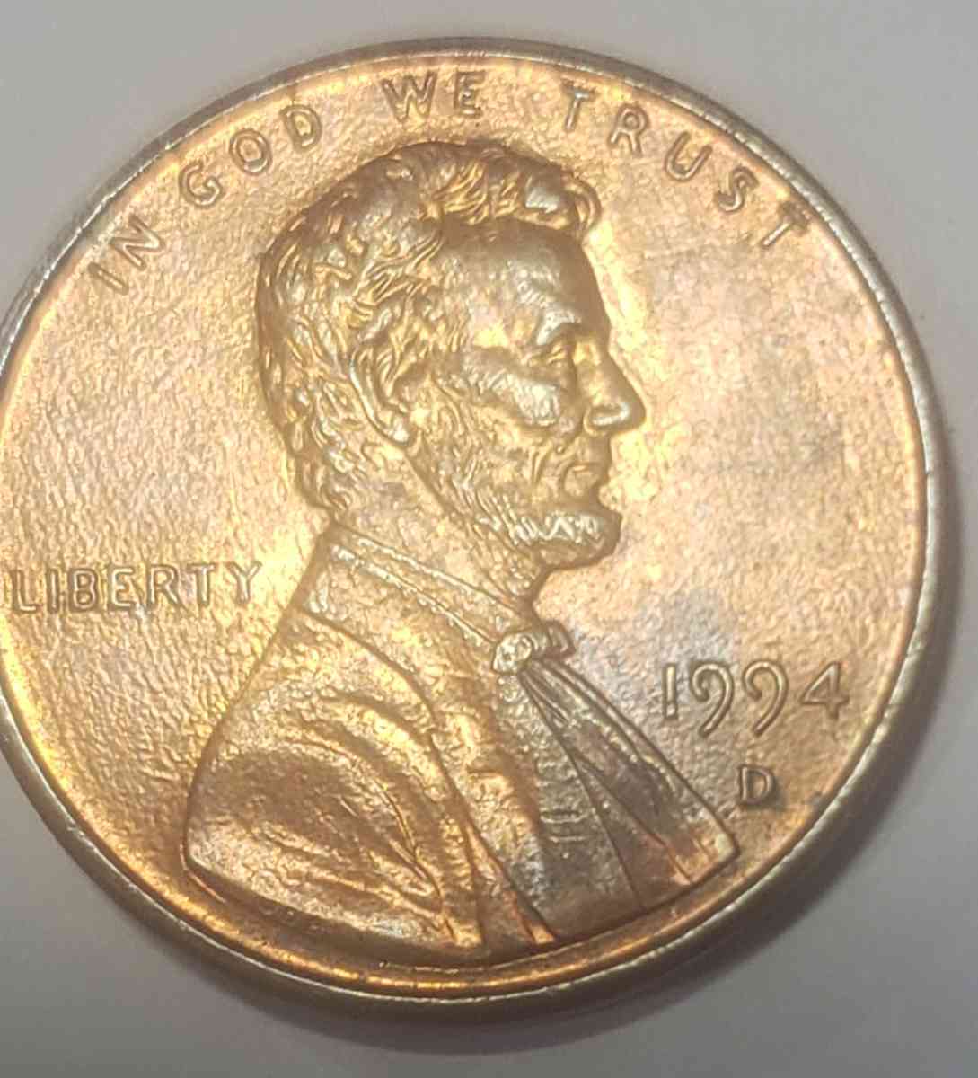 1994 D penny