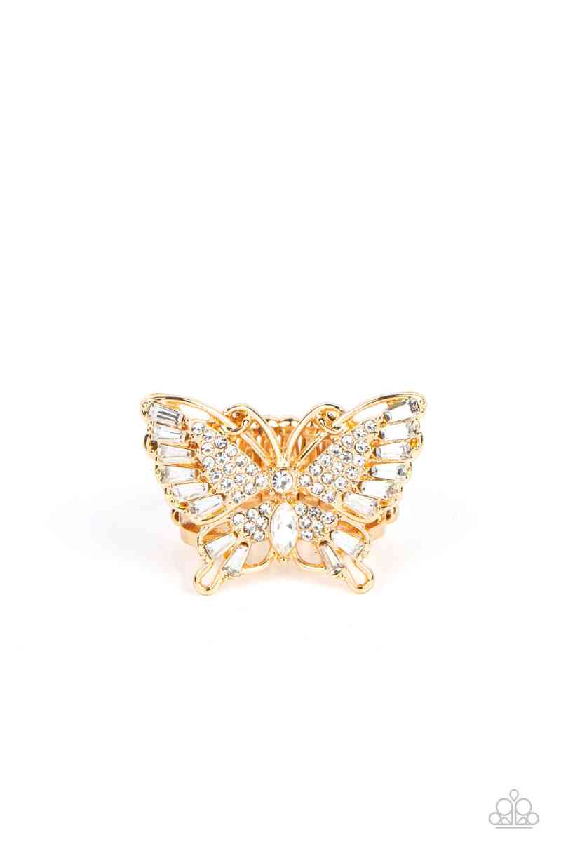 Flauntable Flutter  Gold Ring
