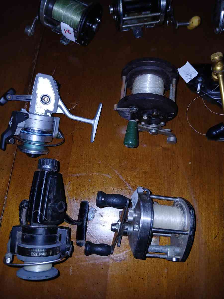 Fishing reels lures and other random gear