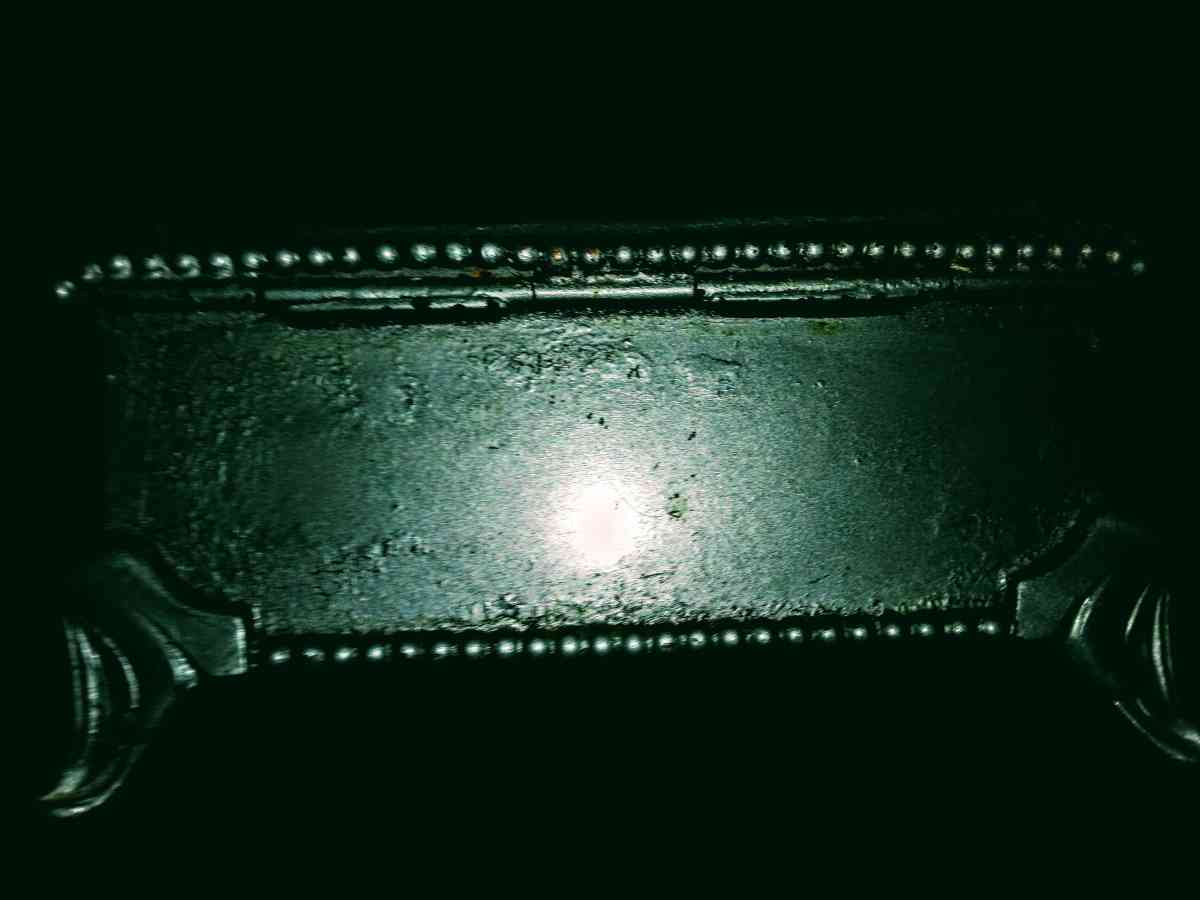 collector item vintage metal trinket jewel box late 1800s