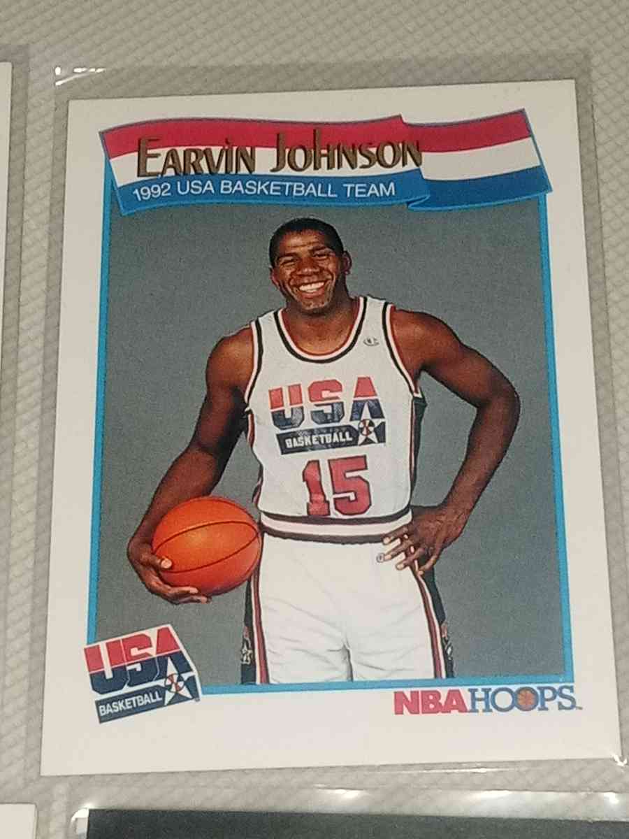 Earvin Magic Johnson card lot
