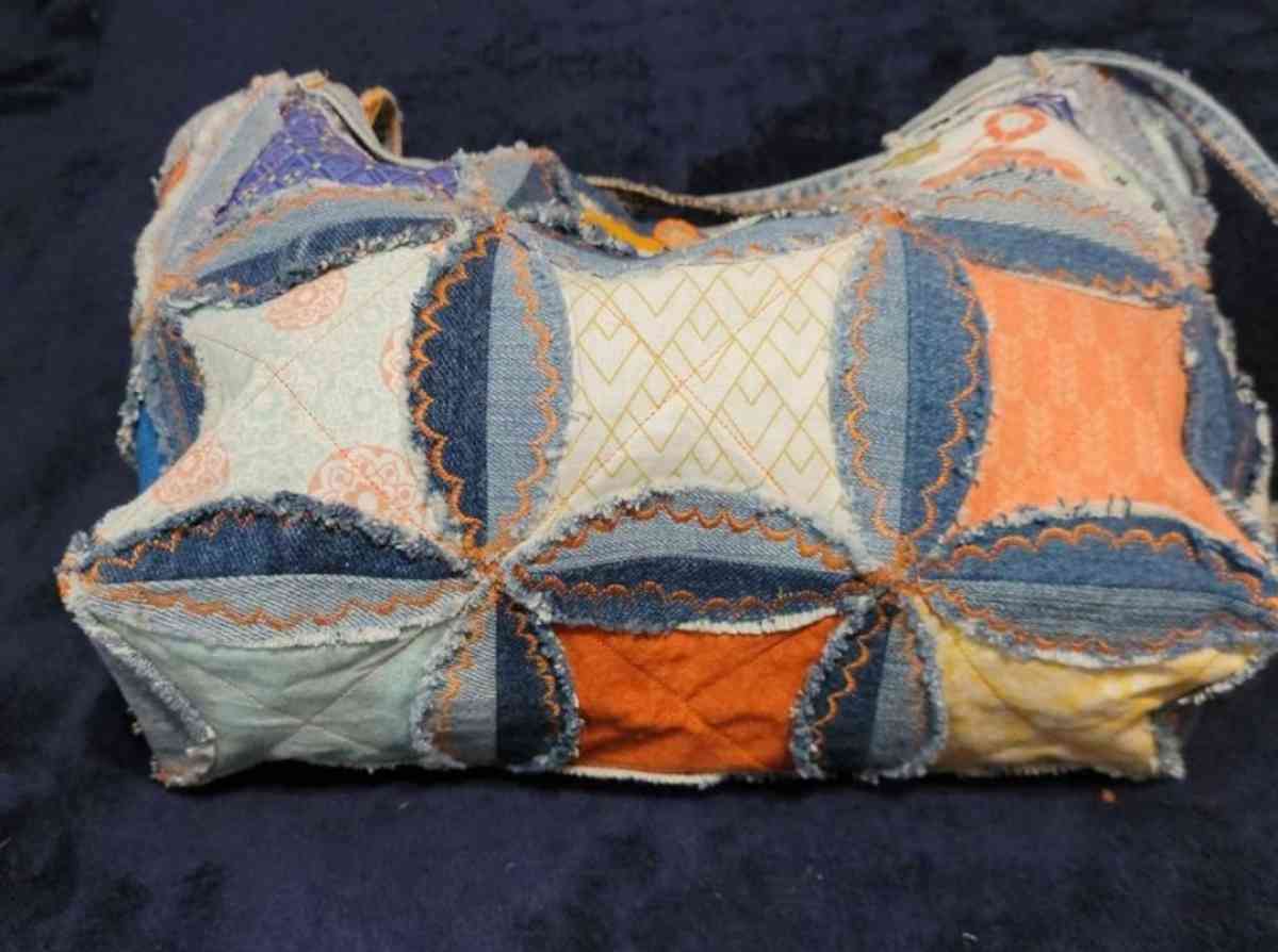 jean cathedral purse that a made