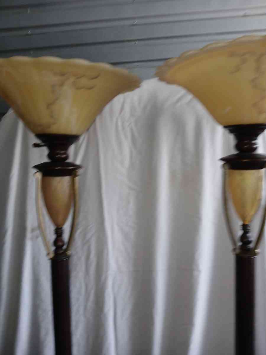 antique torchiere floor lamps
