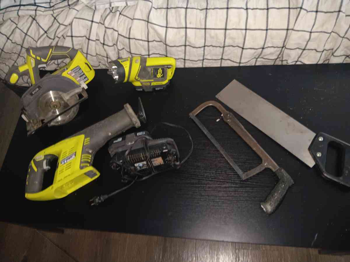 lots of tools and hardware