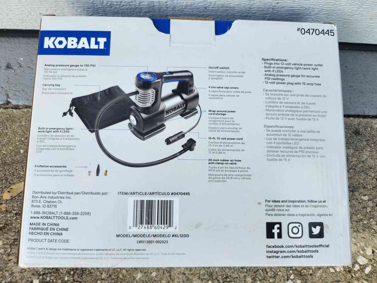 Kobalt Multipurpose Inflator