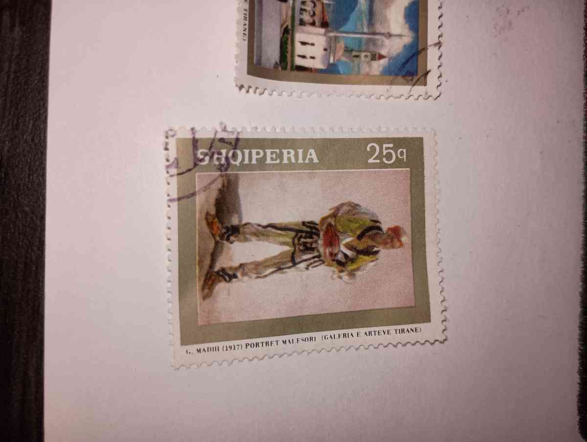 random Albania stamps