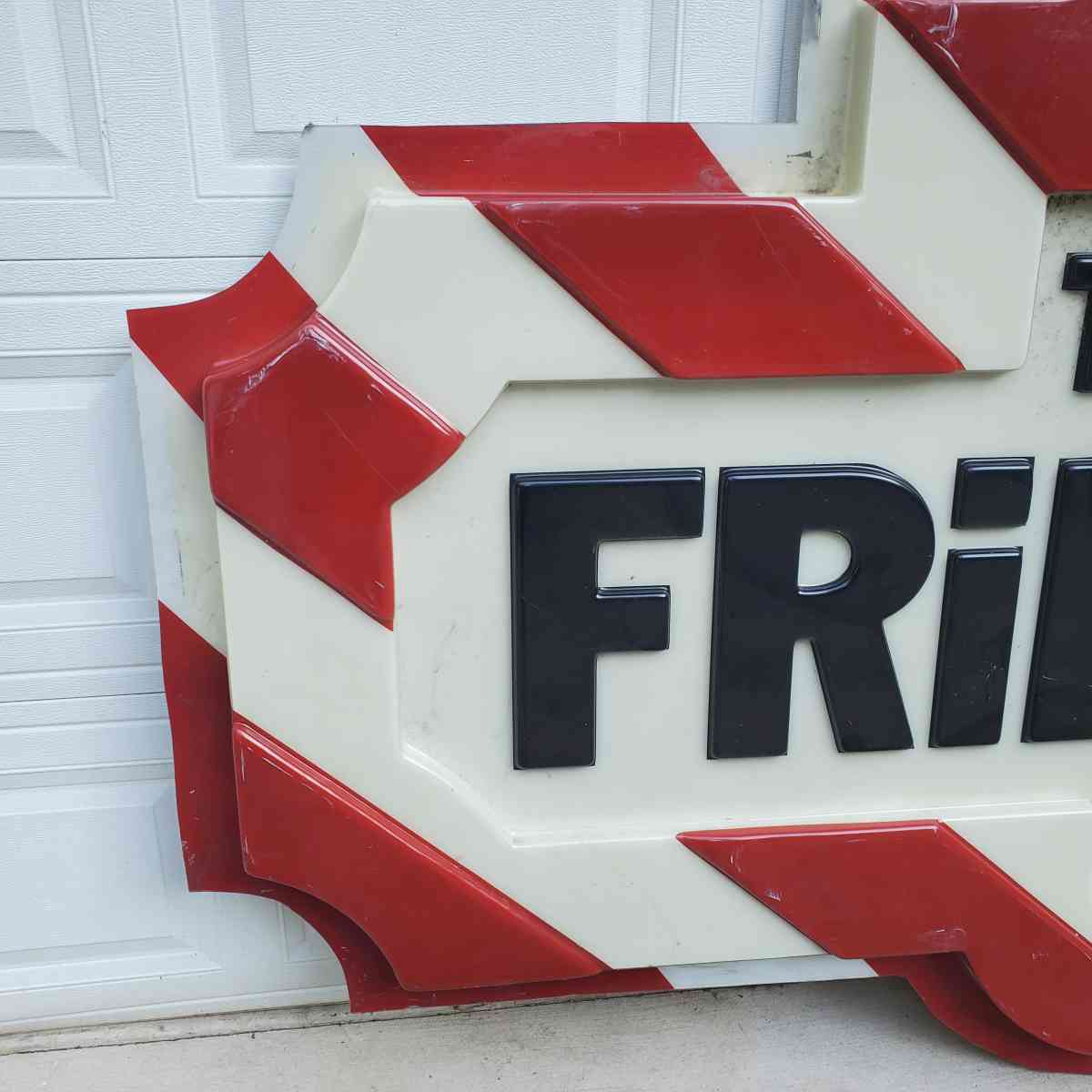 TGI Fridays Plastic Molded Sign  95 x 65  RRR Signs