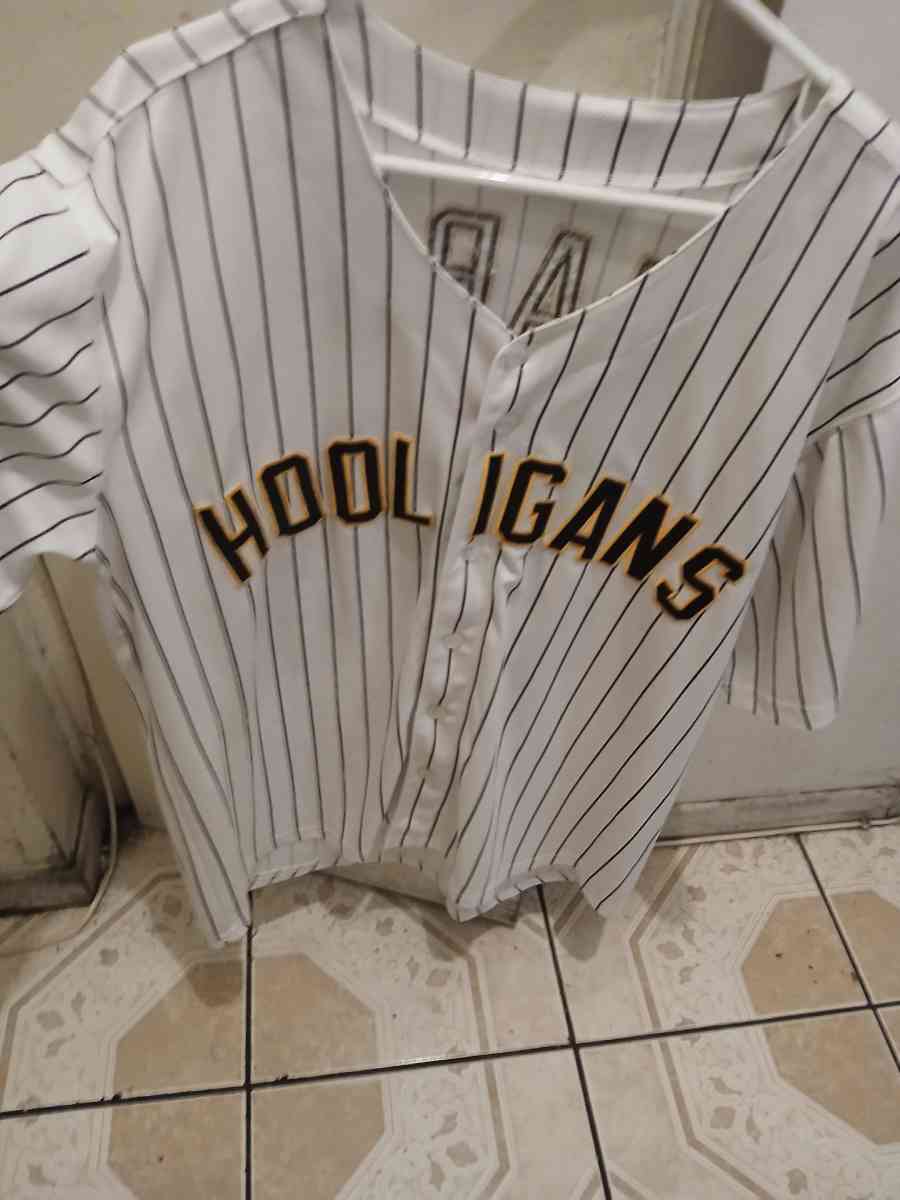 Bruno Mars 4K Baseball Stripe Jersey Shirt Size M for Men