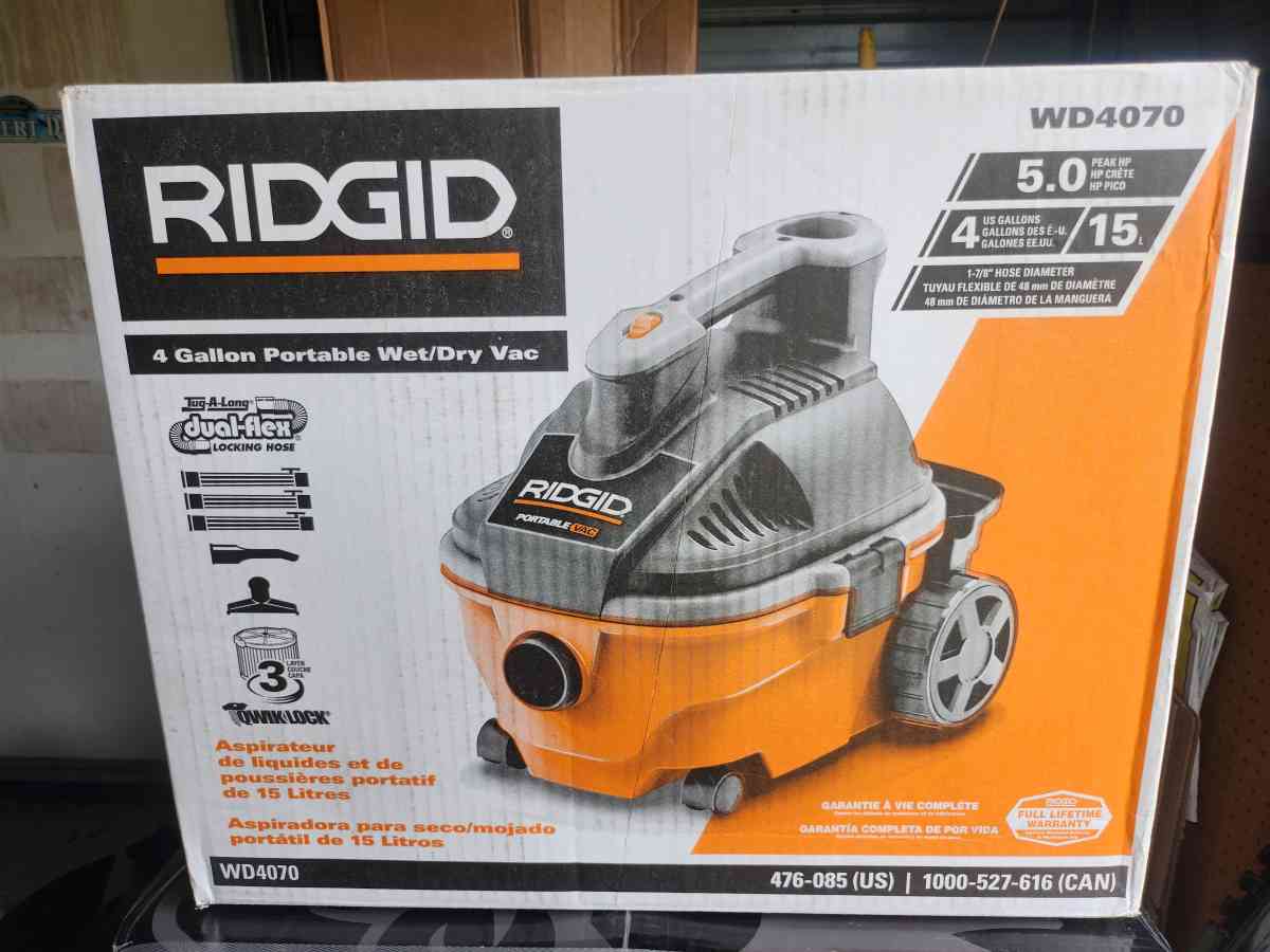 Ridgid Portable Wet Dry Vac
