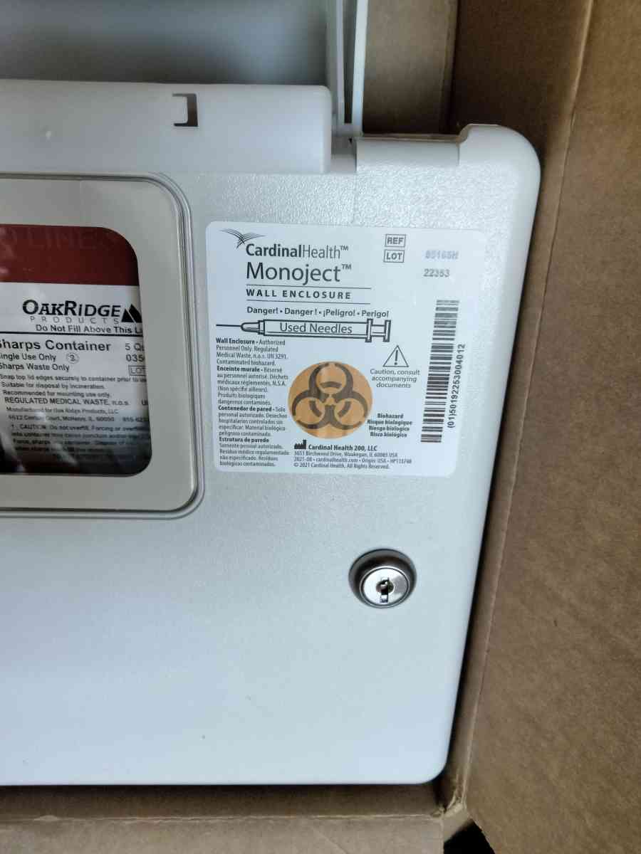 alamcenamiento de agujas desechables