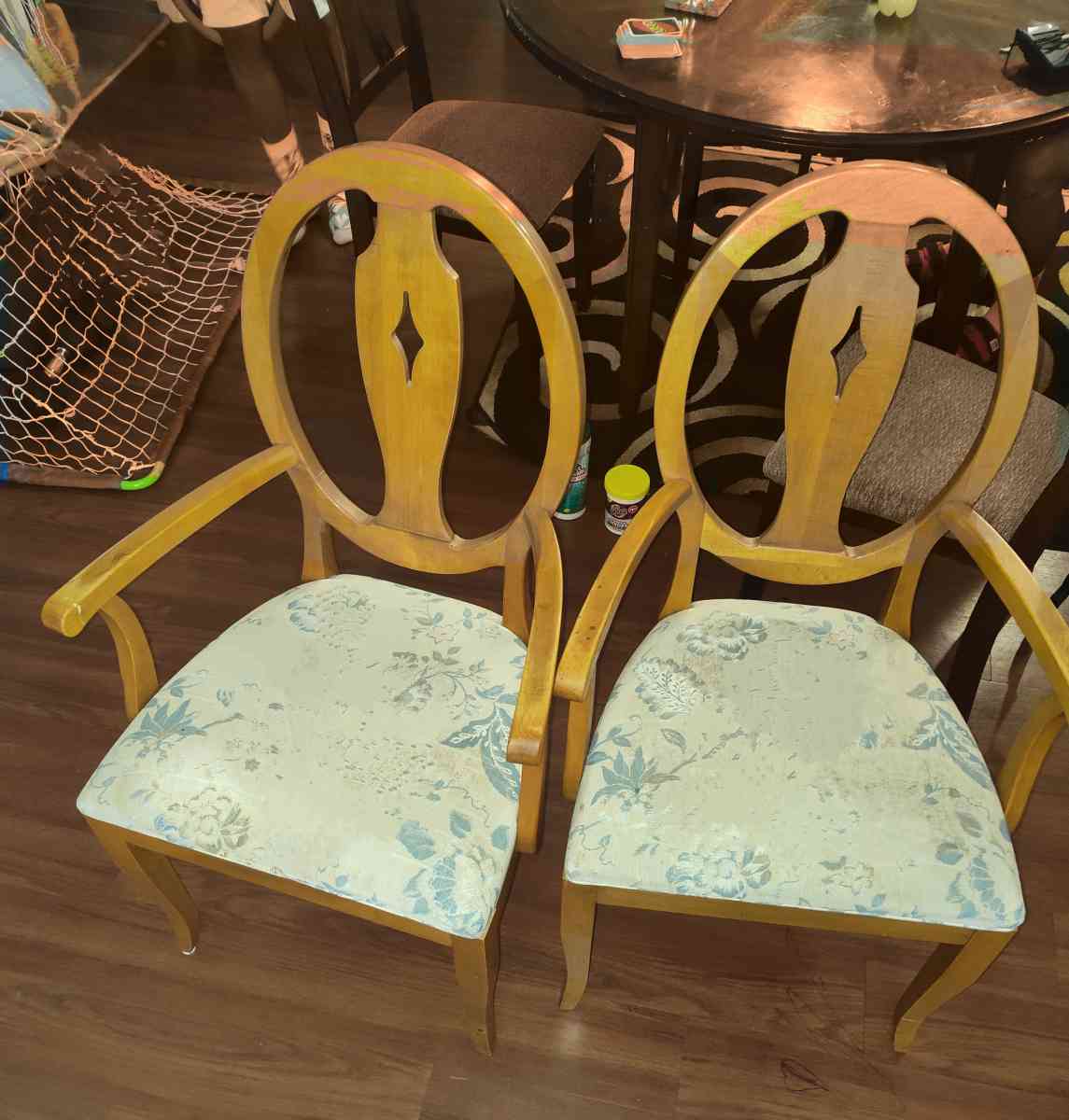 Set of 2 Ethan Allen Country Colore chairs