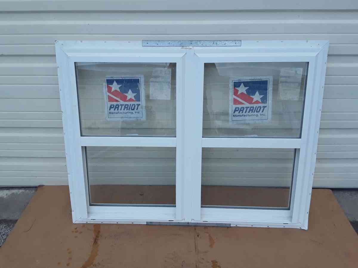 Nice White Double Hung Patriot Windows  Brand New