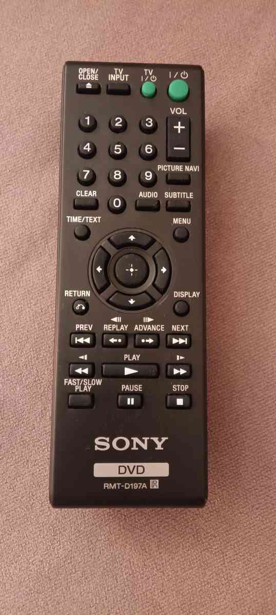 BLU RAY Y DVD PLAYER REMOTE CONTROL