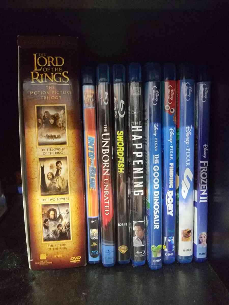 misc movies on blu ray and dvd