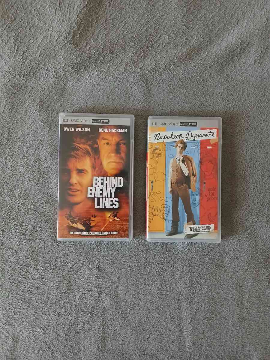 5 PSP UMD Videos for PlayStation Portable PSP