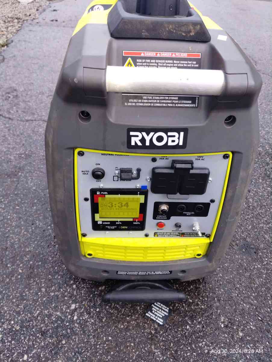 Ryobi 1800 running Watt 2300 starting Watts