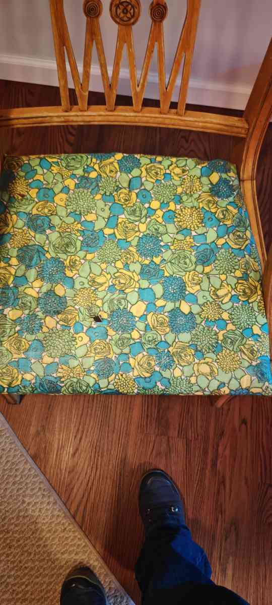 Antique Duncan Phyfe Natural Maple Wooden Armchair