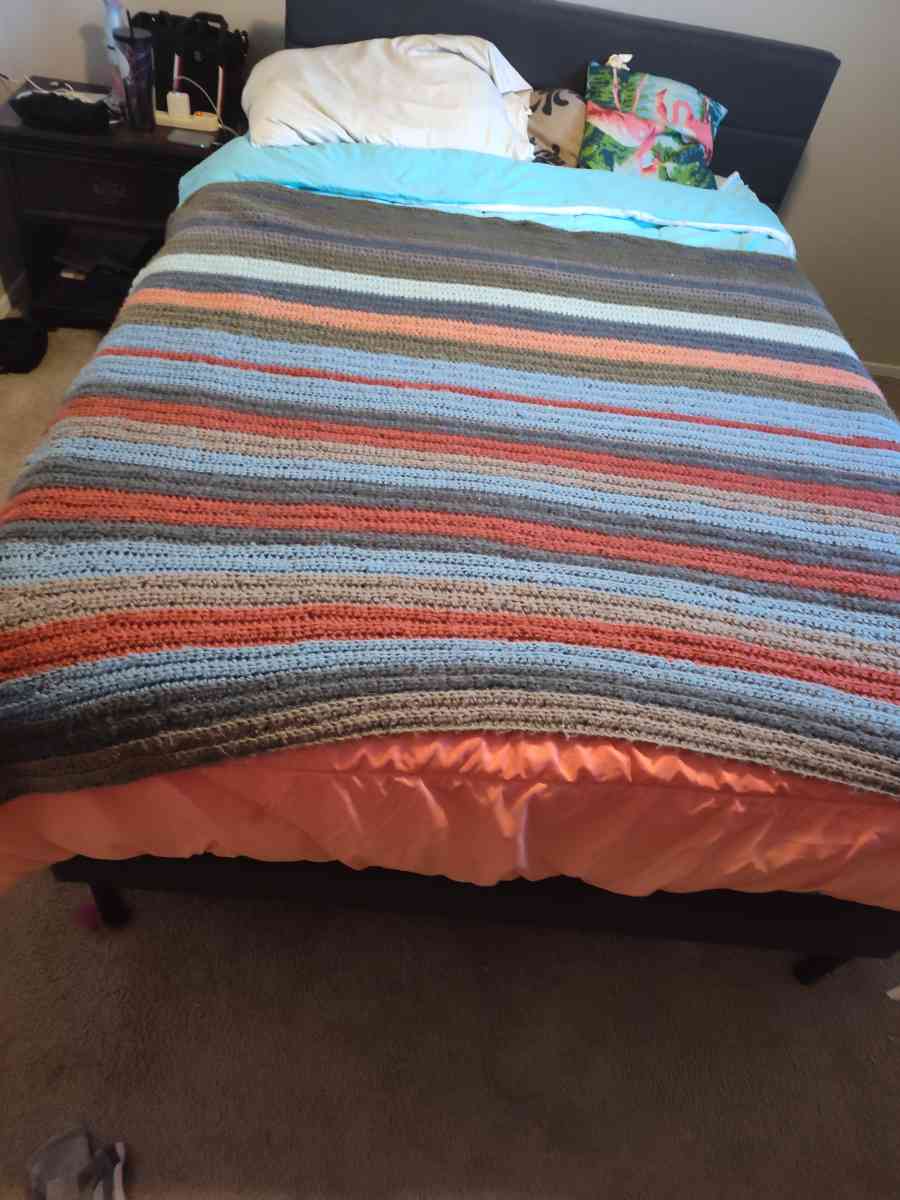 hand made crochet blanket