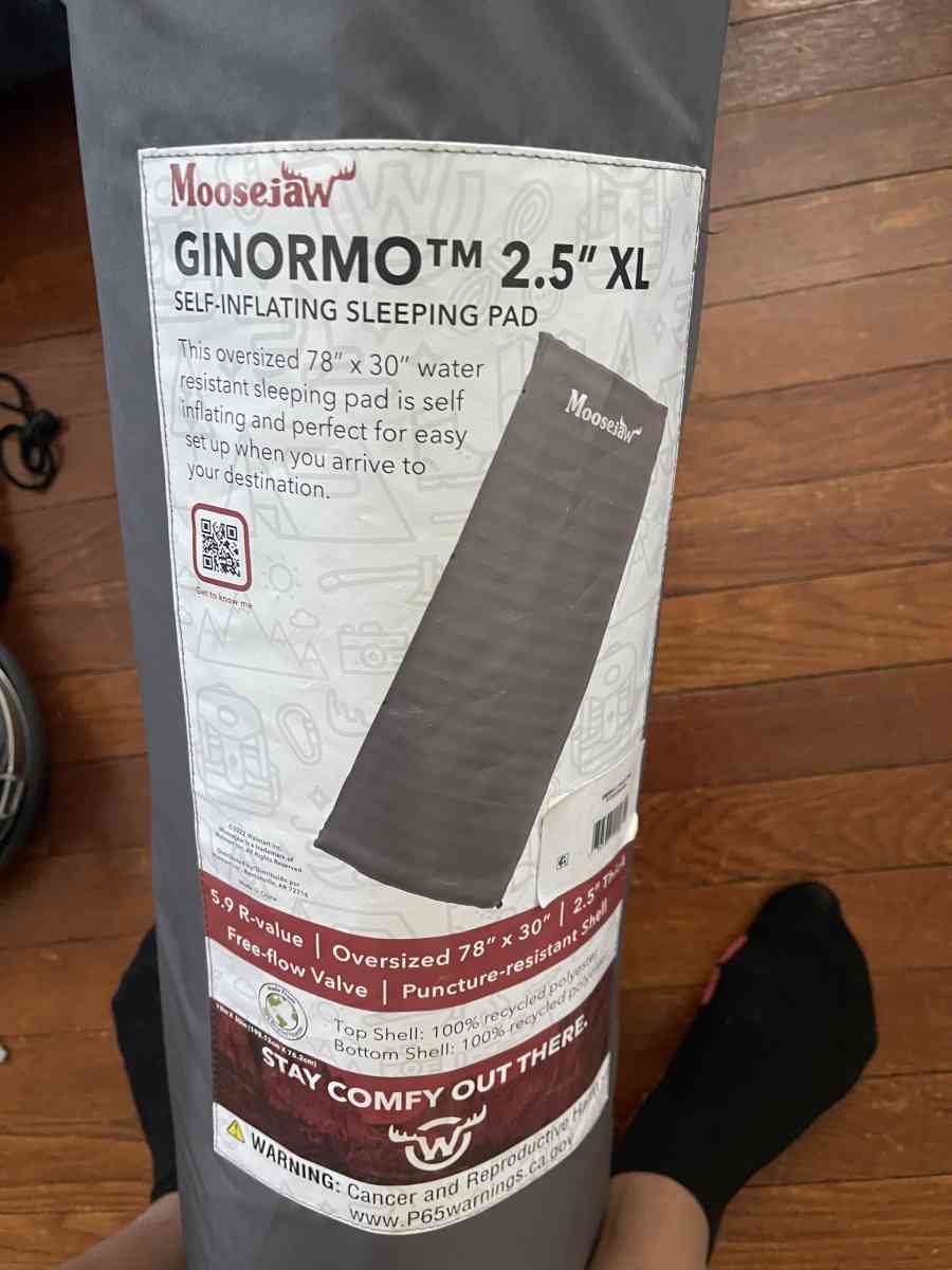 camping gear and tent