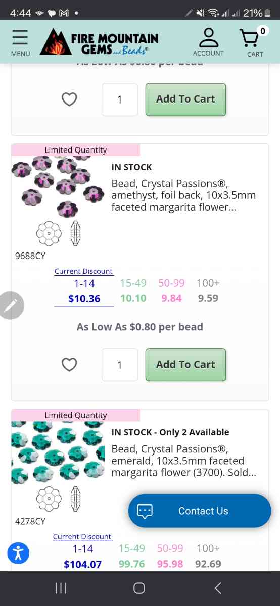 Swarovski 3700 flower 10mm lt amethyst