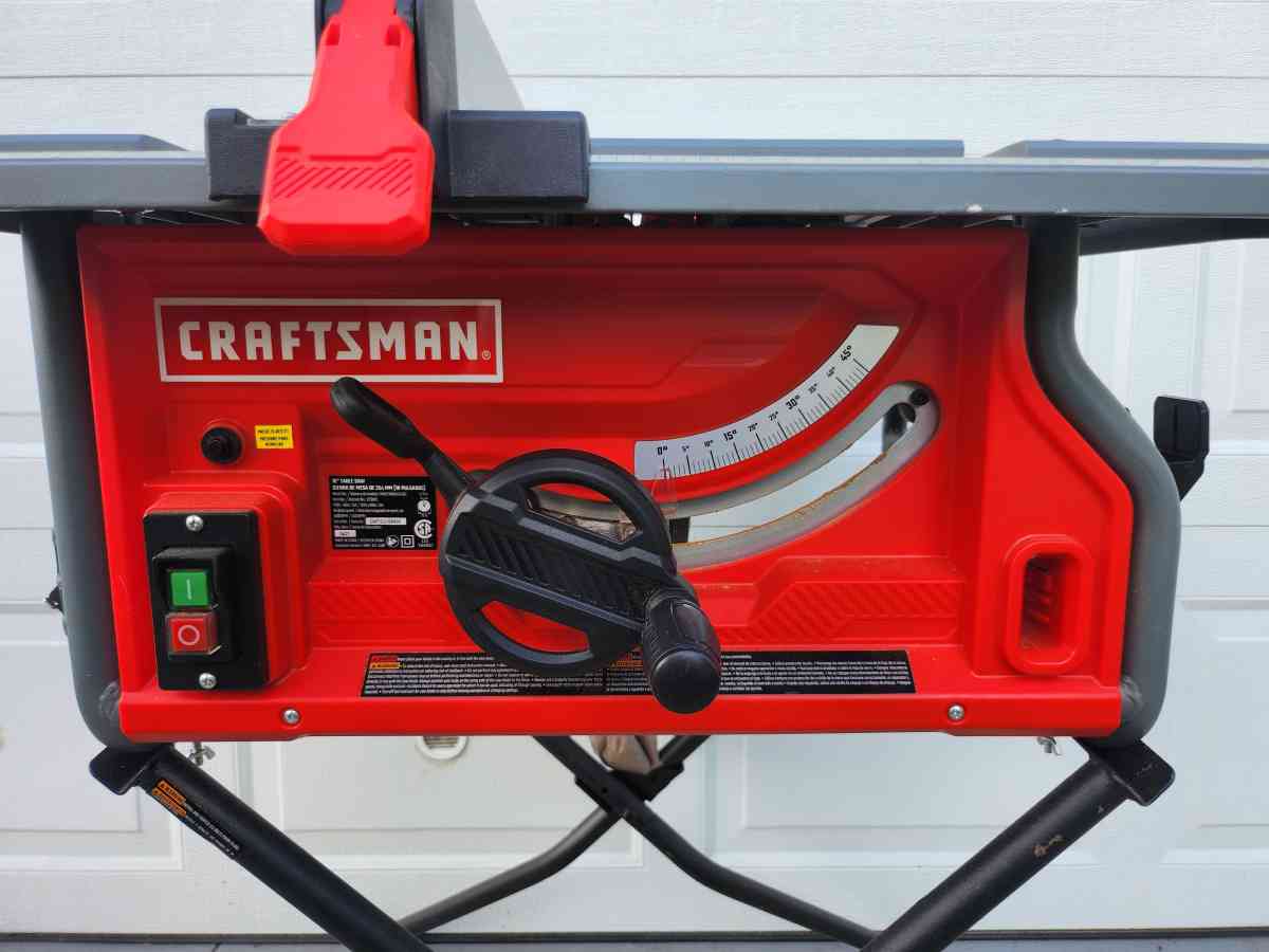 Craftsman Portable Table Saw with Stand