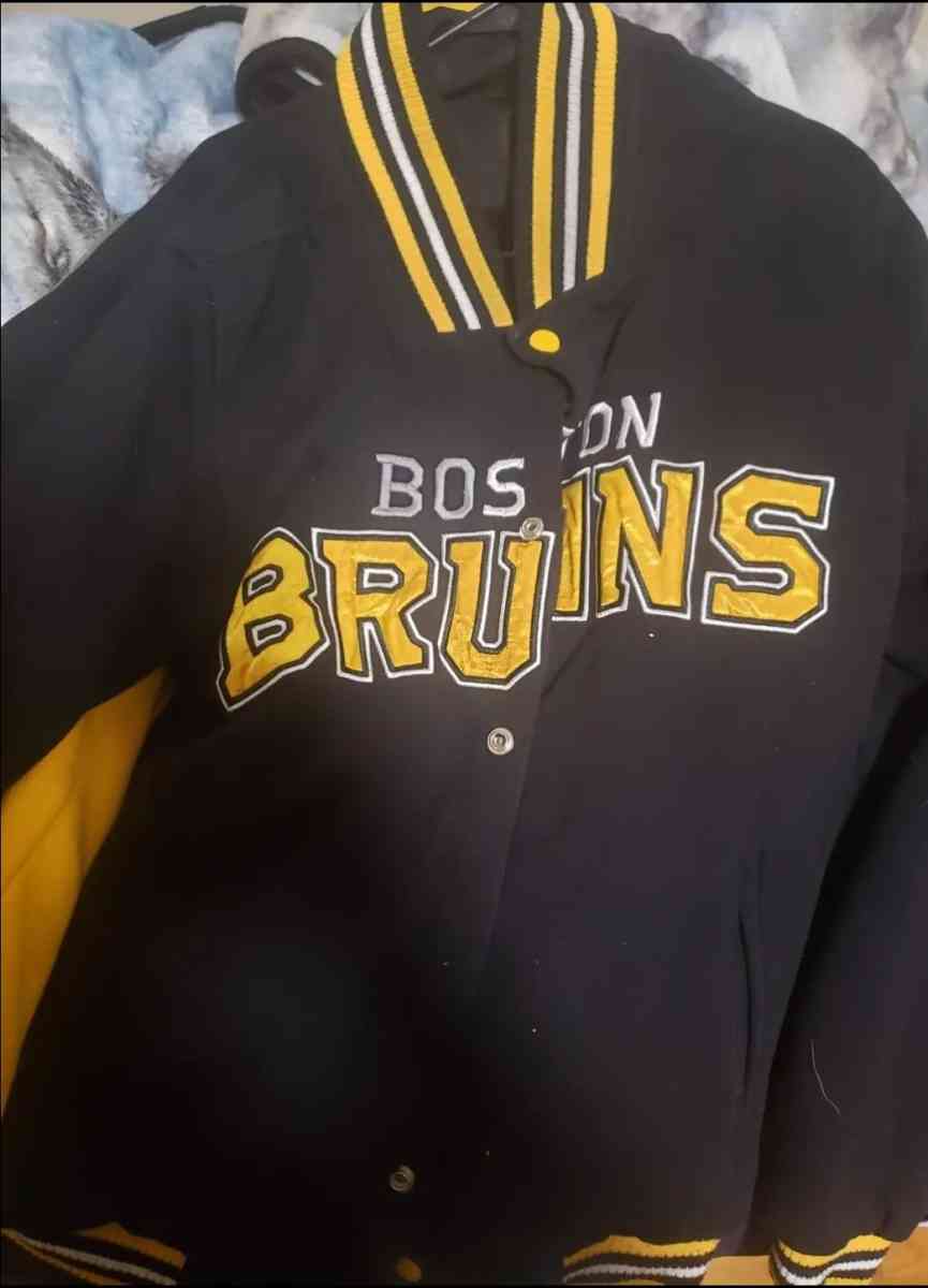 reversible bruins jacket