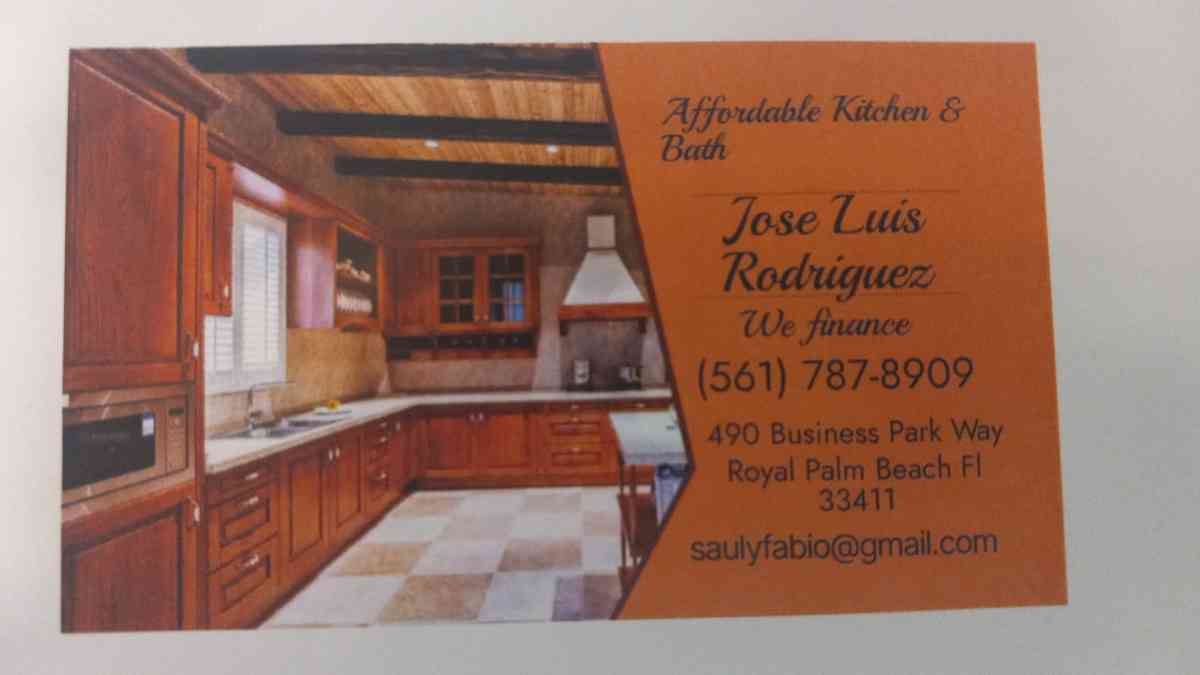 Bathrooms and kitchen