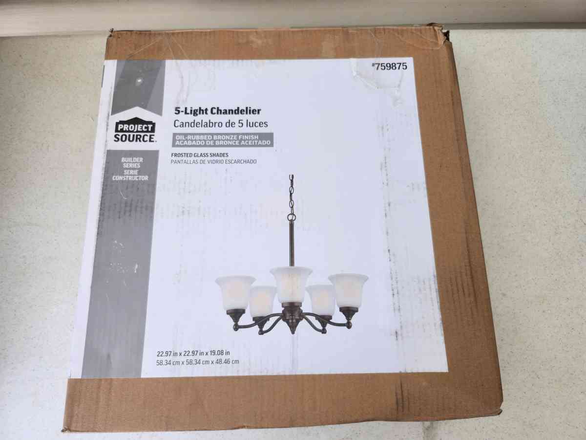 Project Source 5 Light Chandelier