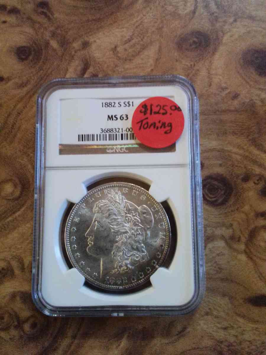 NGC Graded Morgans and Peace dollars