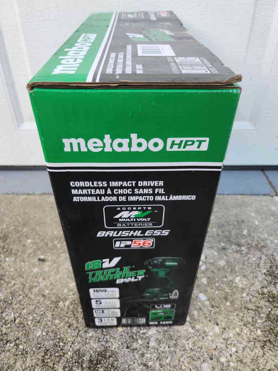 Metabo HPT 18v Cordless Impact Driver