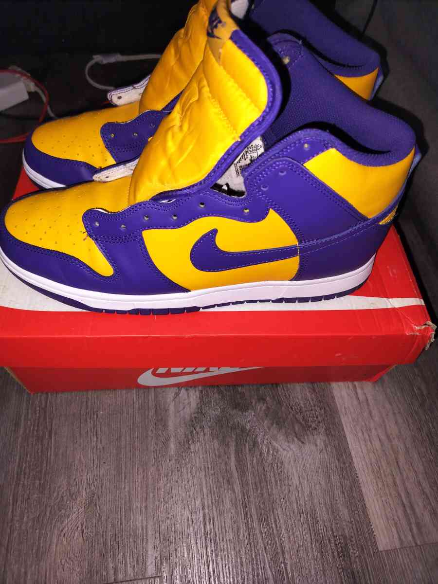 Nike Dunk High LAKERS