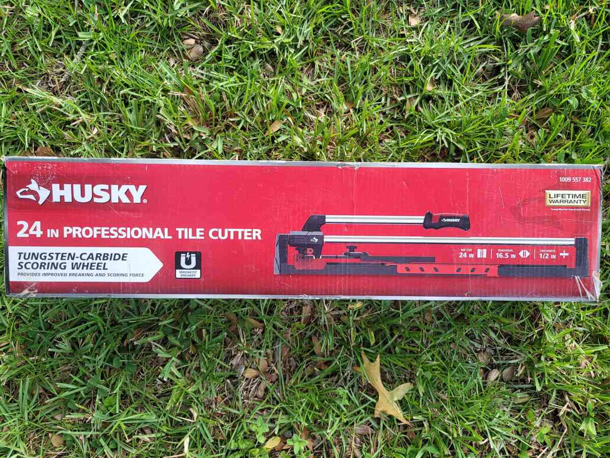 Husky 24 Inch Profesional Tile Cutter