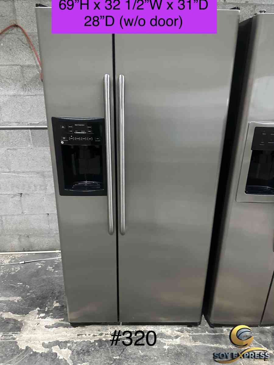 GE refrigerator stainless steel