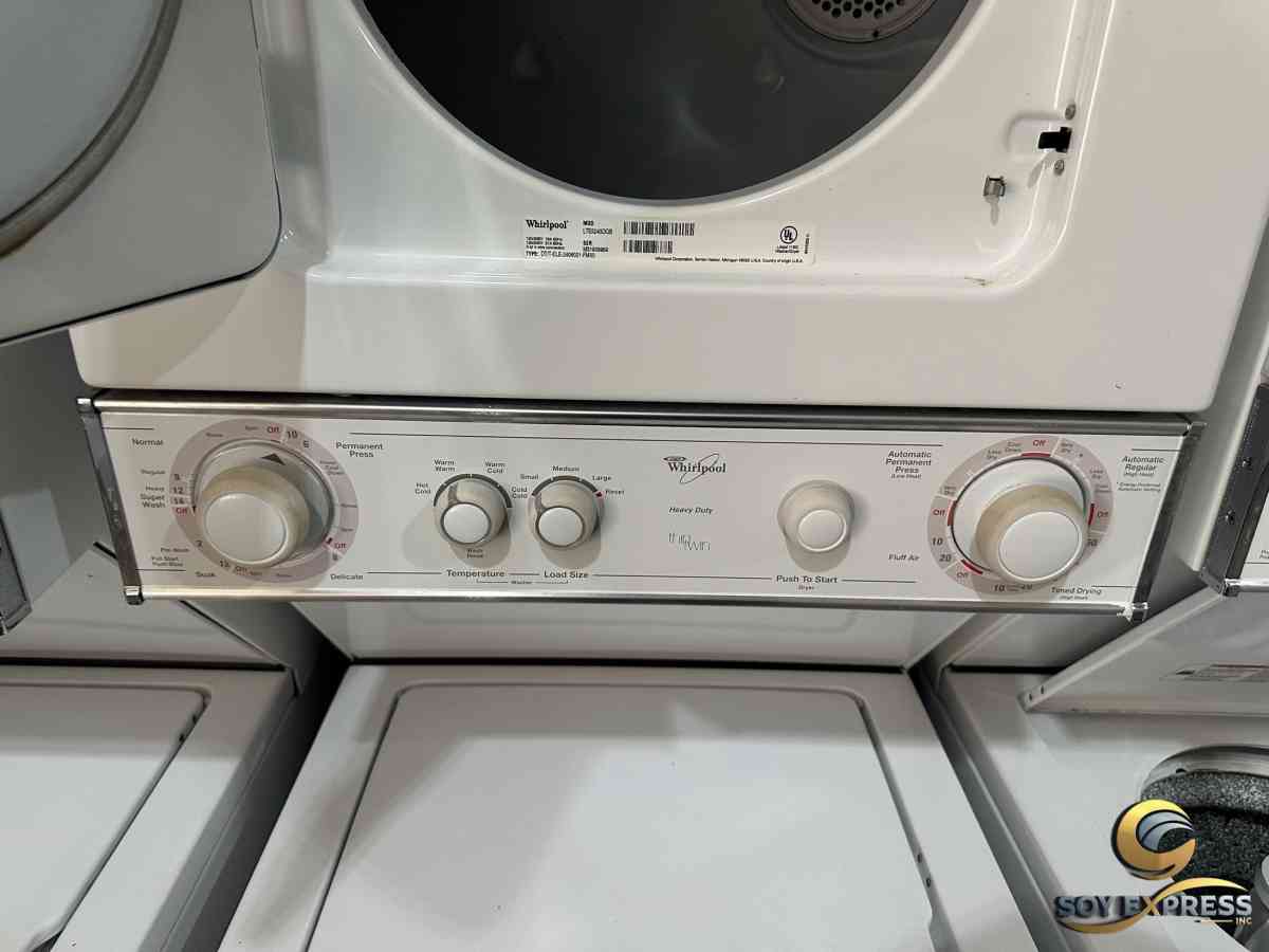 Whirlpool combo 24W washer and dryer electric