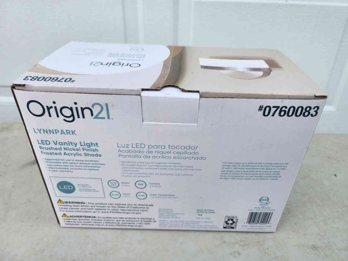 Origin21 Lynnpark Vanity Light BRAND NEW