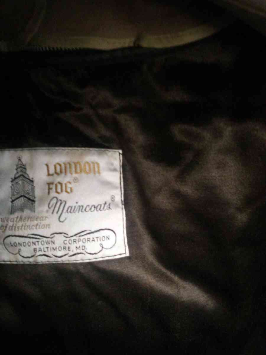 London Fog Tan Trench Coat