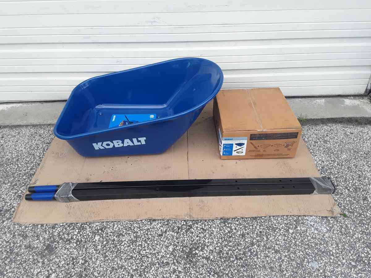 Brand New Cobalt Wheelbarrow All Steel