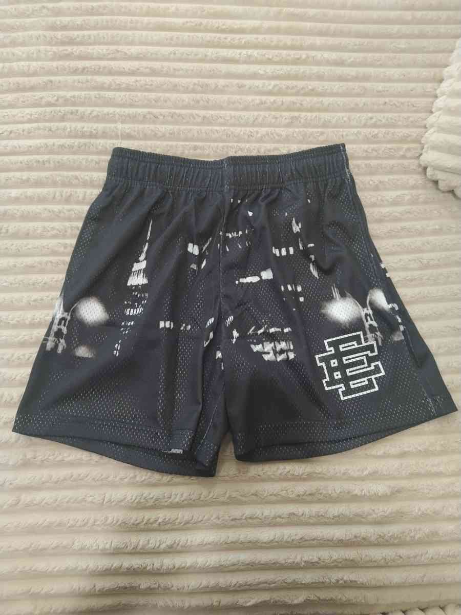 Eric Emanuel Black Skyline Shorts Size Medium
