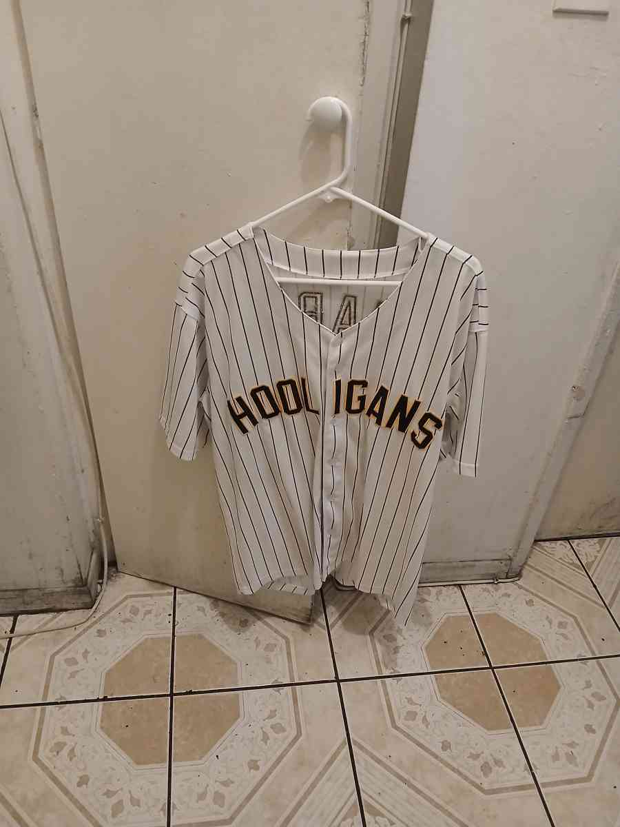 Bruno Mars 4K Baseball Stripe Jersey Shirt Size M for Men