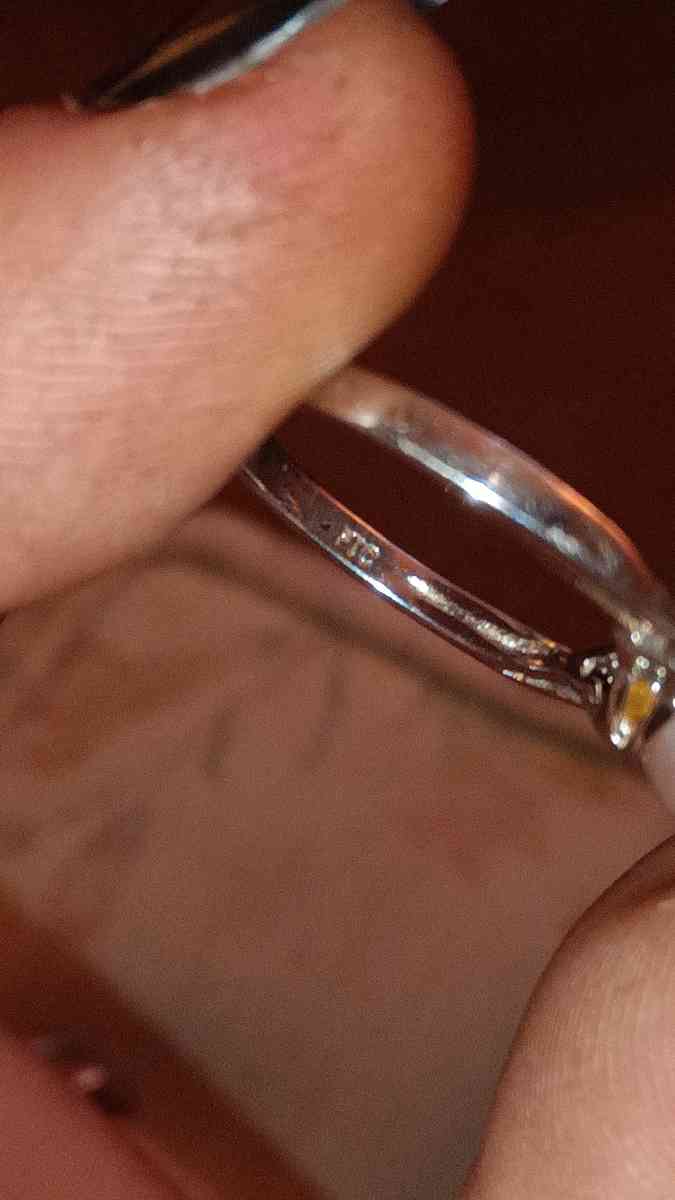 pink pearl with diamond stamped 925 and FIC